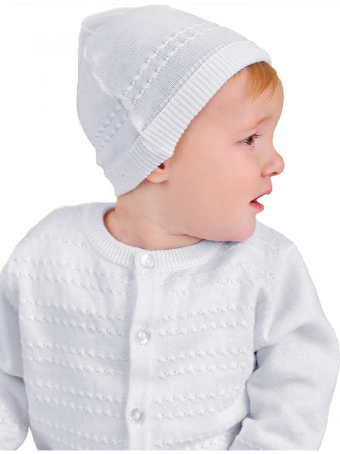 Little Things Mean A Lot Baby Boys White Aiden Christening Outfit Newborn-12M - SophiasStyle.com